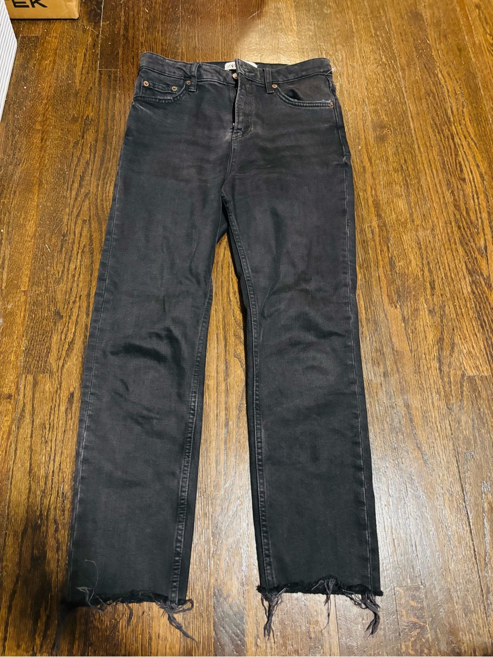 ZARA, Women’s Black The HW Slim Jeans, Size 4